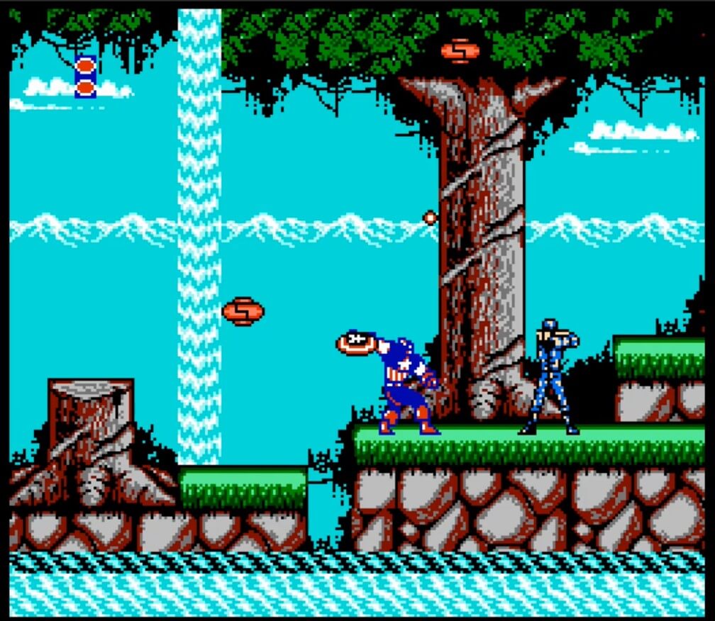 Captain America and the Avengers - геймплей игры Dendy\NES